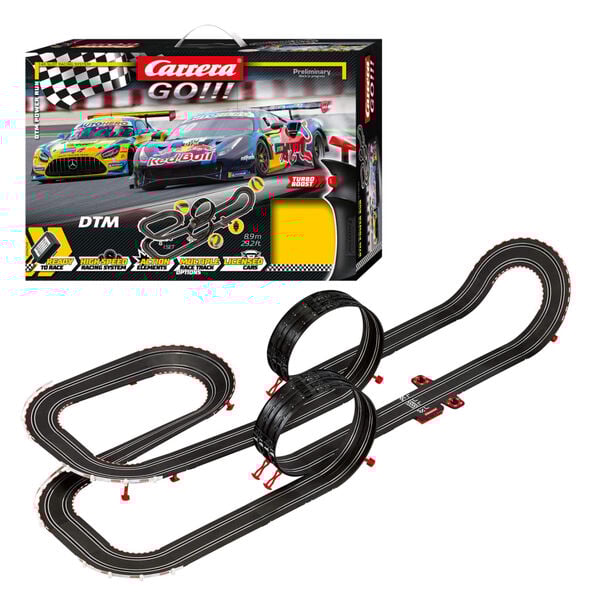 Carrera Go!!! Slotcar- und Rennbahn-Set DTM Power Run 8,9 m