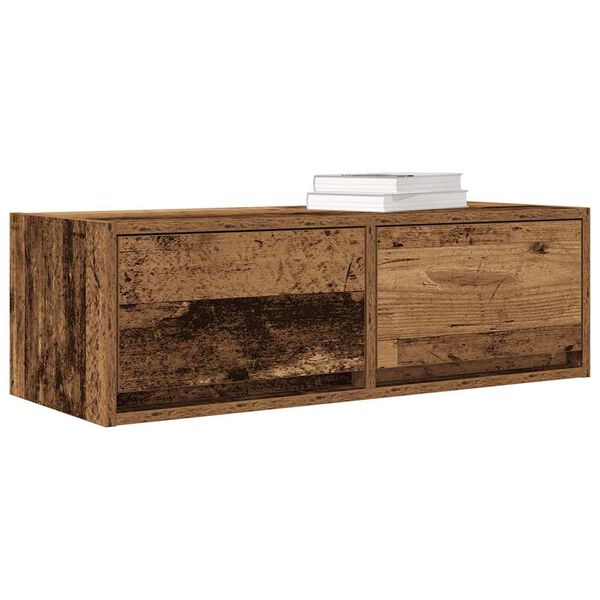 vidaXL TV-Schr&auml;nke 2 Stk. Altholz-Optik 80x31x25,5 cm Holzwerkstoff