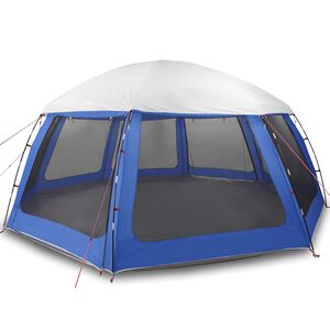 vidaXL Poolzelt mit abnehmbarem &Uuml;berzelt Netzw&auml;nden Azurblau 612x612cm