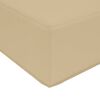 vidaXL Sitzkissen f&uuml;r Outdoor Beige 40 x 40 x 8 cm 100 % Polyester