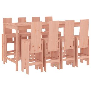 vidaXL 9-tlg. Gartenbar-Set Massivholz Douglasie