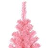 vidaXL Weihnachtsbaum mit 300 LEDs mit St&auml;nder Rosa 240 cm PVC