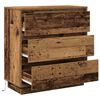 vidaXL Nachttisch Altholz 71 x 34,5 x 75 cm Holzwerkstoff