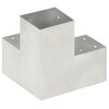 vidaXL Pfostenverbinder 4 Stk. Y-Form Verzinktes Metall 101 x 101 mm