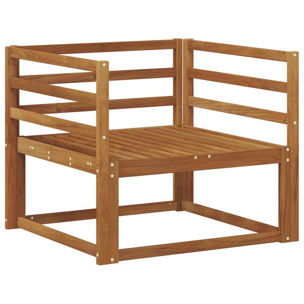 vidaXL Outdoor Mittelsofa Massivholz Akazie Natur