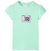 Kinder-T-Shirt Knallgr&uuml;n 140