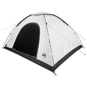 vidaXL Campingzelt mit Dach Wei&szlig; Blackout 335 x 275 x 180 cm