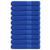 vidaXL Saunat&uuml;cher FROGN 10 Stk. Blau 80x200 cm 360 g/m&sup2;