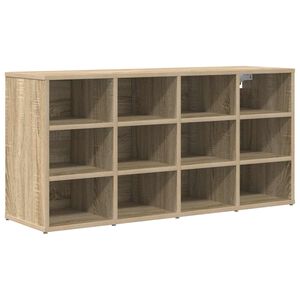vidaXL Schuhschrank 103 x 30 x 51 cm Holzwerkstoff Sonoma-Eiche