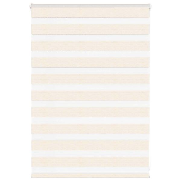 vidaXL Doppelrollo Marmorbeige 105x100cm Stoffbreite 100,9 cm Polyester