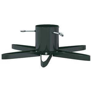 vidaXL Weihnachtsbaumst&auml;nder 1.73 Gr&uuml;n 50 x 50 x 15,5 cm Stahl