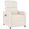 vidaXL Massagesessel Elektrisch Beige Mikrofasergewebe