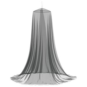 vidaXL Moskito-Netz f&uuml;r das Bett 3 stk. 156 Mesh Schwarz ⌀56 x 220 cm