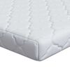 vidaXL Matratze Wei&szlig; 180 x 200 cm Jacquard-Stoff