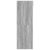 vidaXL Waschmaschinen-Schrank mit T&uuml;r Graues Sonoma 67,5 x 68 x 200 cm