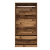 vidaXL Kleiderschrank Altholz-Optik 100x50x200 cm Holzwerkstoff