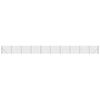 vidaXL Maschendrahtzaun mit Bodenflansch Anthrazit 2,2x25 m