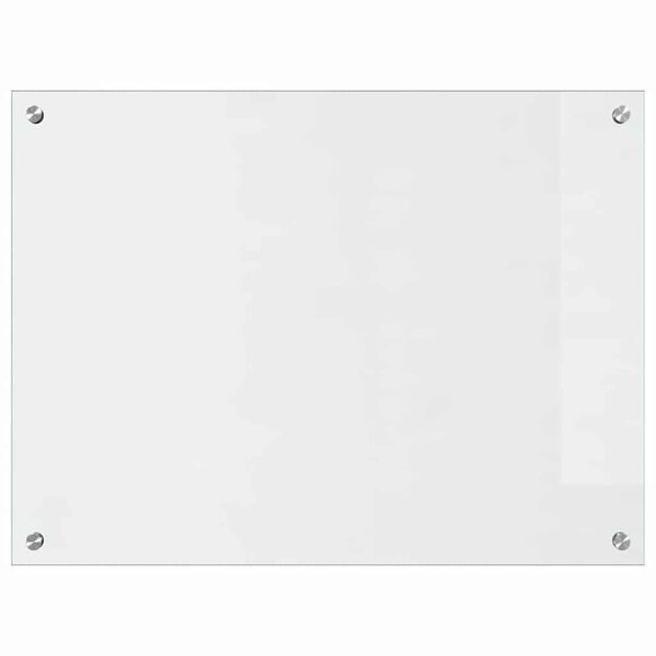 vidaXL K&uuml;chenr&uuml;ckwand 2 pcs Transparent 80 x 60 cm Geh&auml;rtetes Glas