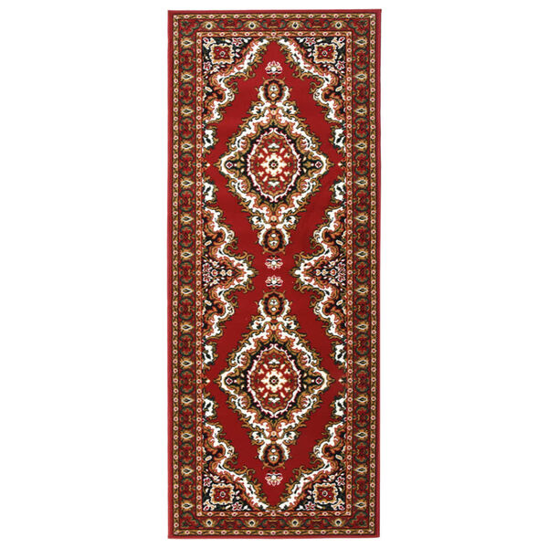 vidaXL Teppichl&auml;ufer BCF Orientalisch Rot 80x200 cm