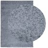 vidaXL Teppich Shaggy Hochflor Modern Blau 160x230 cm