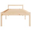 vidaXL Seniorenbett 90x190 cm Massivholz Kiefer