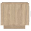 vidaXL Couchtisch Wei&szlig; und Sonoma-Eiche 51x50x45 cm Holzwerkstoff