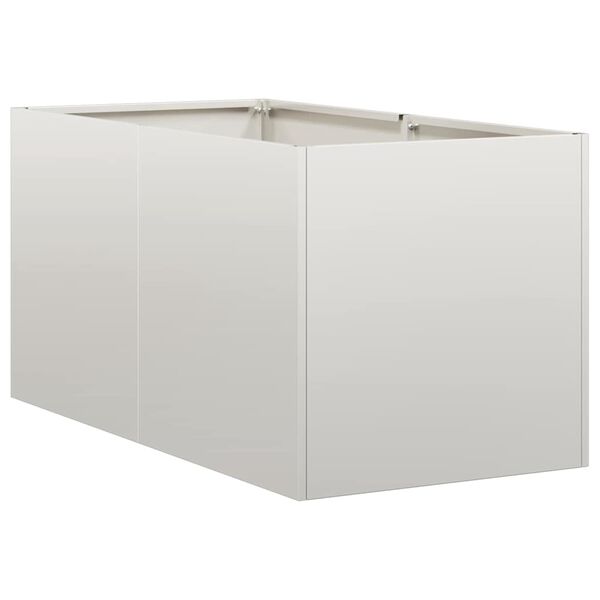 vidaXL Pflanzgef&auml;&szlig; 40x80x40 cm Edelstahl