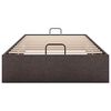 vidaXL Ottoman-Bett ohne Matratze Dunkelbraun 90x200 cm Stoff
