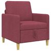 vidaXL Sofa mit Stauraum Weinrot 72 x 78 x 87 cm Polyester