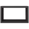 vidaXL Brennholzregal Schwarz 100x40x60 cm Stahl