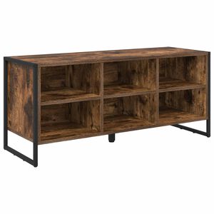 vidaXL Schuhschrank 100 x 35 x 44 cm Holzwerkstoff Raucharbe