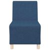 vidaXL Modulares Armfreies Sofa 2 pcs Blau 55 x 74 x 82 cm Stoff