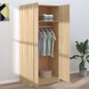 vidaXL Kleiderschrank Sonoma-Eiche 80x52x180 cm Holzwerkstoff