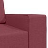 vidaXL Schlafsofa 200cm Weinrot Stoff