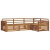 vidaXL Outdoor-Sofagarnitur 4 pcs Natur Massivholz Akazie