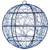 vidaXL Weihnachts-Finial-Licht 300 LEDs Blau Durchmesser 30 x 32 cm