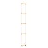 vidaXL Kinder-Strickleiter Massivholz und PE 30x168 cm