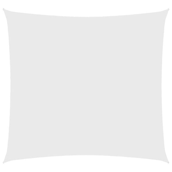 vidaXL Sonnensegel Oxford-Gewebe Quadratisch 3x3 m Weiß