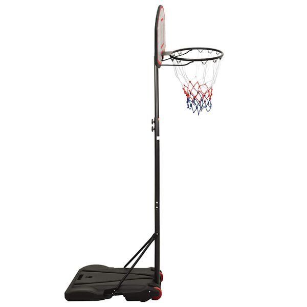vidaXL Basketballständer Schwarz 216-250 cm Polyethylen