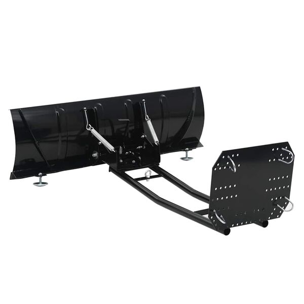 vidaXL Schneeschild f&uuml;r ATV 120x38 cm Schwarz