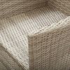 vidaXL Garten-Liegestühle 2 Stk. mit Auflagen Poly Rattan Beige