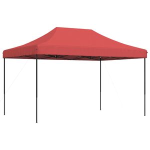 vidaXL Partyzelt 292 x 440 x 315 cm Bordeauxrot Oxford-Stoff