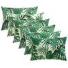 vidaXL Kissenbezug 6 pcs HEERLEN Blattmuster 50 x 75 cm Polyester