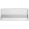 vidaXL Duschnische Silber 75 x 30 x 9,5 cm Edelstahl