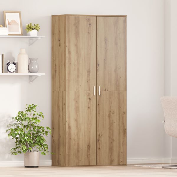 vidaXL Hochschrank Artisan-Eiche 80 x 39 x 178 cm Holzwerkstoff