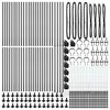 vidaXL Zaunpfosten 52 pcs Grau 3,2 x 3,2 x 110 cm