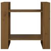 vidaXL Bücherregal/Raumteiler Honigbraun 60x35x57 cm Massivholz
