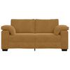 vidaXL Zweisitzer-Sofa Braun 180x77x82 cm Samt