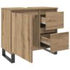 vidaXL Waschbeckenunterschrank Artisan-Eiche 65x33x60 cm Holzwerkstoff