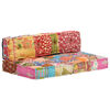 vidaXL Pouf Patchwork Stoff